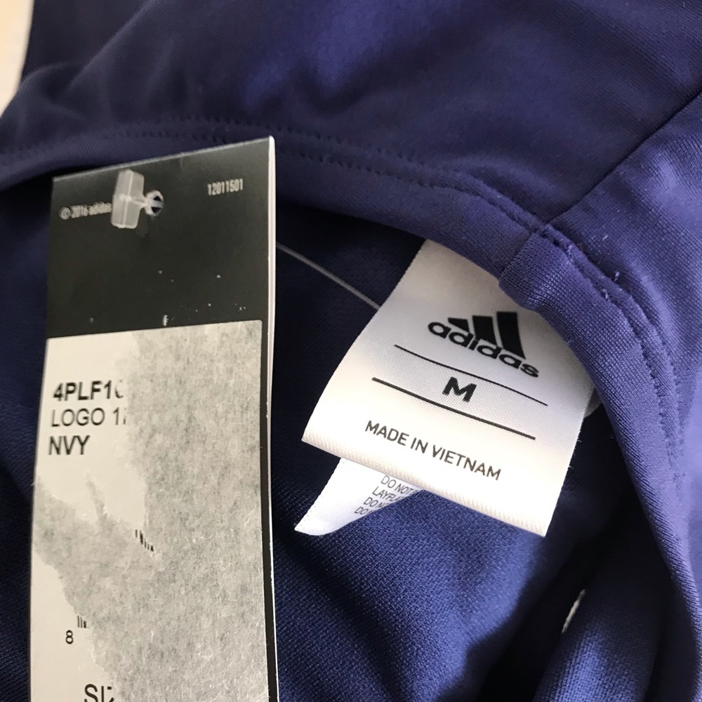 ADIDAS Navy Blue One Piece Swimsuit Medium New NWT - Picture 4 of 4